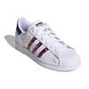 Adidas Originals Superstar Synthetic Leather Durable Low-Top Skate Shoes Women Sneakers White Black Pink FX6037
