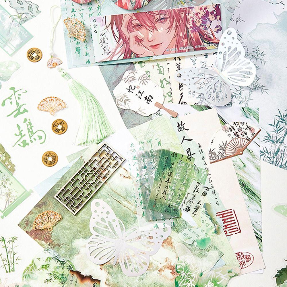 Chinese Style DIY Itabag Insert Material Multicolor Butterfly Pearl Rose DIY Decorative Material Pack Star Balls Bowknots