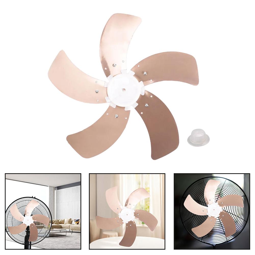 Replacement Fan Blades Crafted from Aluminum Metal Designed for Optimal Airflow and Noise Reduction Fits Various Fans