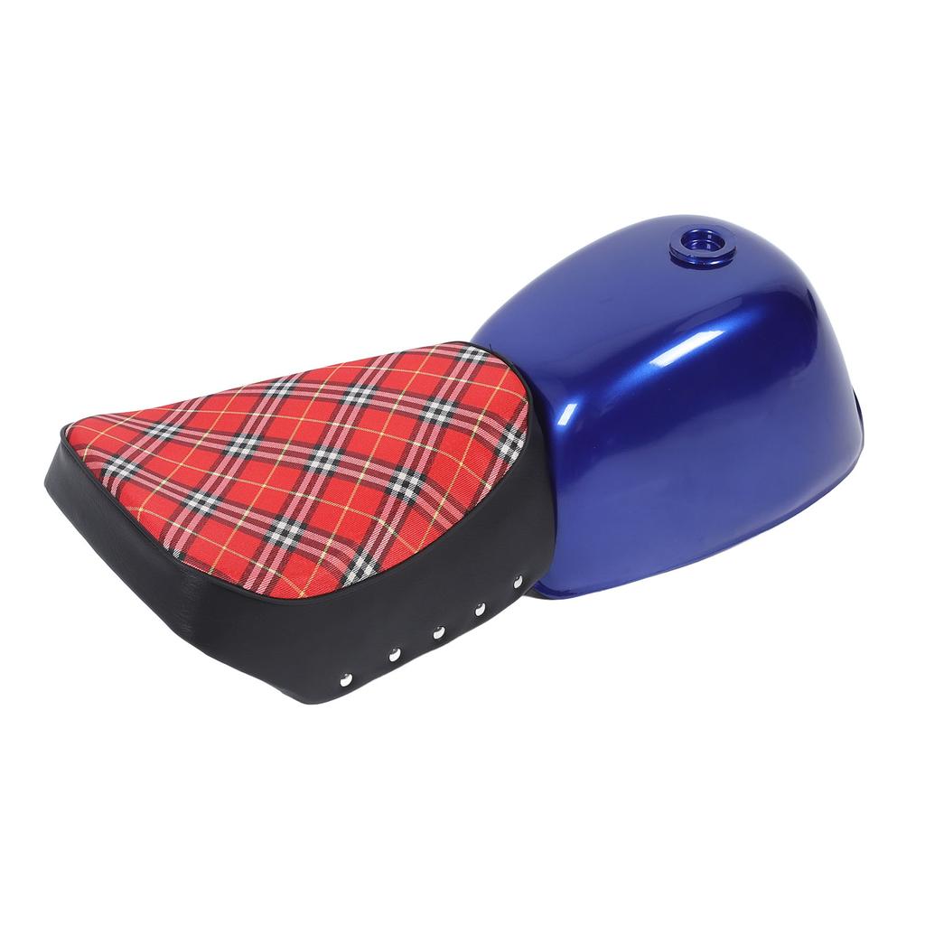 Fuel Gas Tank with Seat High Strength Metal Alloy Faux Leather for Monkey Bike Mini Trail Z50 Z50A Z50J Z50R