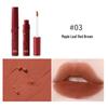 PCU Embossed Rabbit Velvet Matte Milk Tea Lip Glaze - Transfer-proof, Lightweight, Student-friendly Air Cream Lip Mud