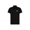 EA7 SS24 Polo Shirt Men's Black 3DPF03-PJ02Z-1200