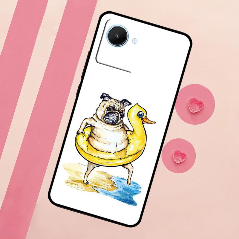 

Cute Pug Dog For Realme 15 Pro 10 11 12 13 14 Pro Plus GT7 C67 C65 C63 C61 C55 C53 C51 C35 C71 C75 Case Realme C55