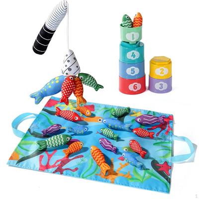 Matching Fishing Game, Kids Learning Toy Fine Motor Skill, Educational Children Crawling