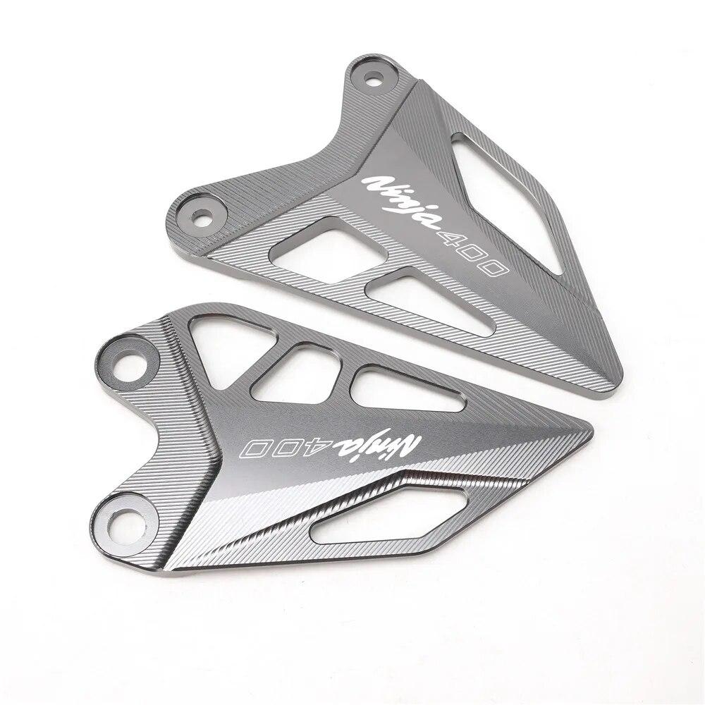 

Мотоциклетная подножка для пятки, защитная пленка, защитная пленка для Kawasaki z400 Ninja 400 Z400 ninja400, аксессуары Ninja400 grey