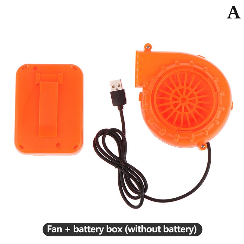 6V Battery Box Cooling Fan for Cartoon Doll Dinosaur Suit Inflatable Micro Blower USB Interface Fan