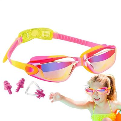 Kids Swim Goggles Water Swimming Goggles For Kids Waterproof Anti-Fog Clear Vision Glasses UV Protection For Children Teens
