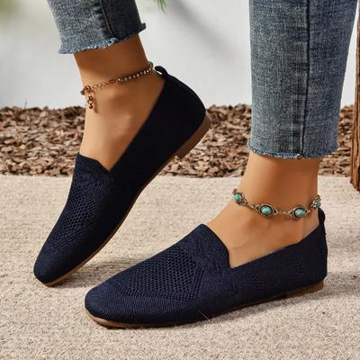 Fashion 2024 Hot Sale Women's Shoes Plus Size Women's Vulcanize Shoes Fashion Slip-on Ladies Casual Shoes New Round Head Mesh Sneakers