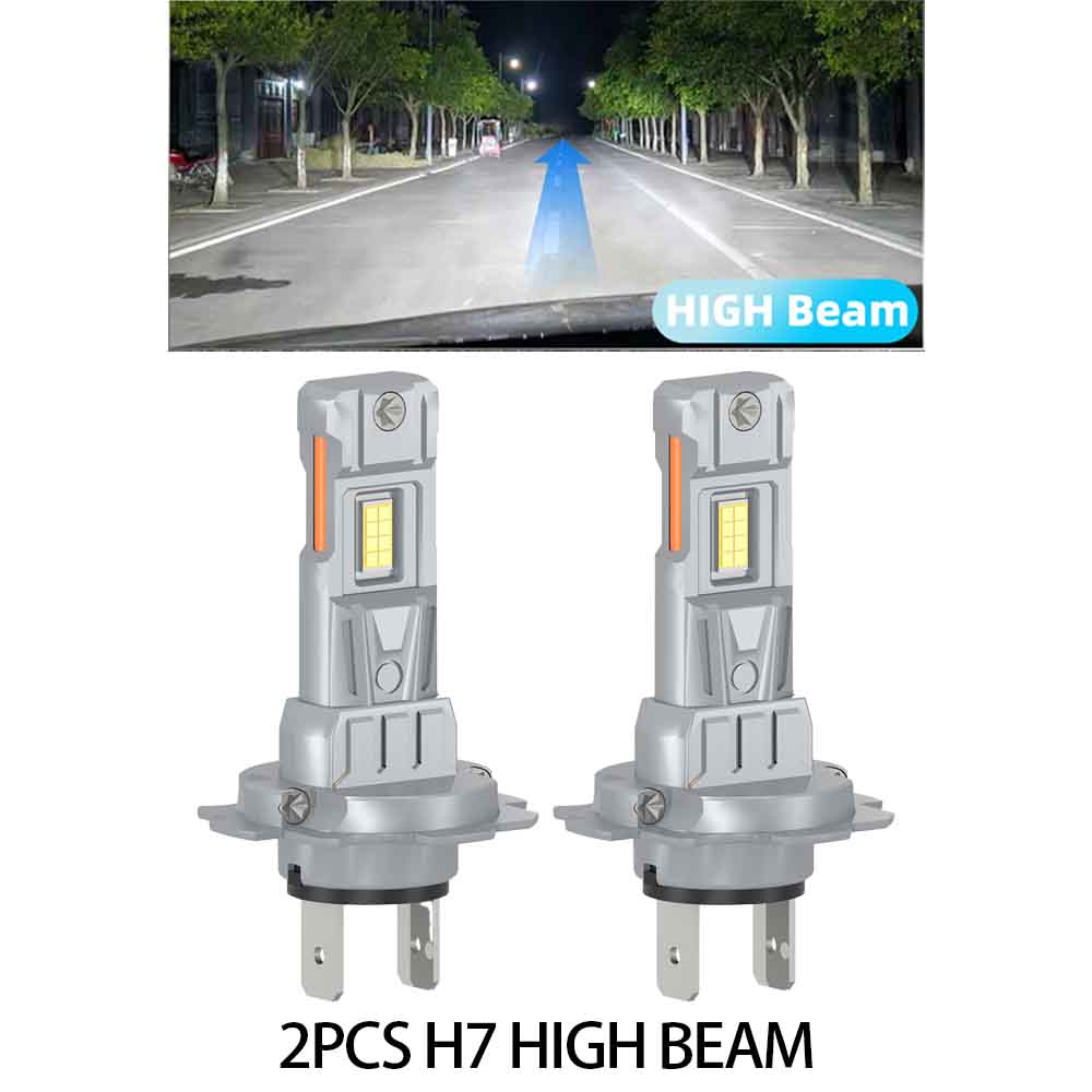 H7 Led Headlight Bulb Kit Canbus Car Light Bulbs 200W Super-Bright 6000k White Led Headlamp For Kia SEDONA 2002 2003 2004 2005 H7