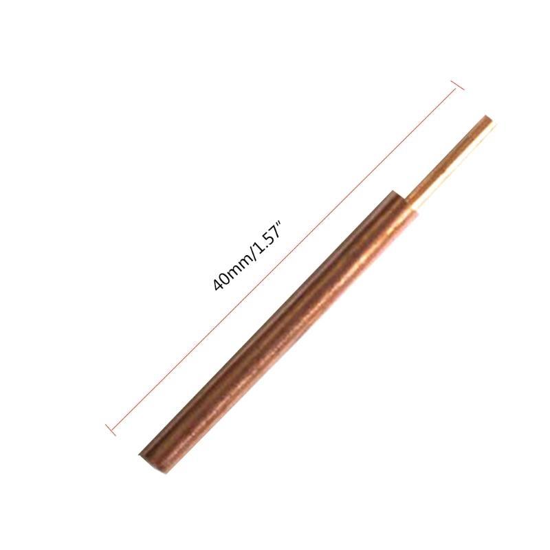 2 Pieces 18650 Battery Alumina Copper Electrode for Head for Polymer Battery Lithium Battery Electrical Work Wear Resist