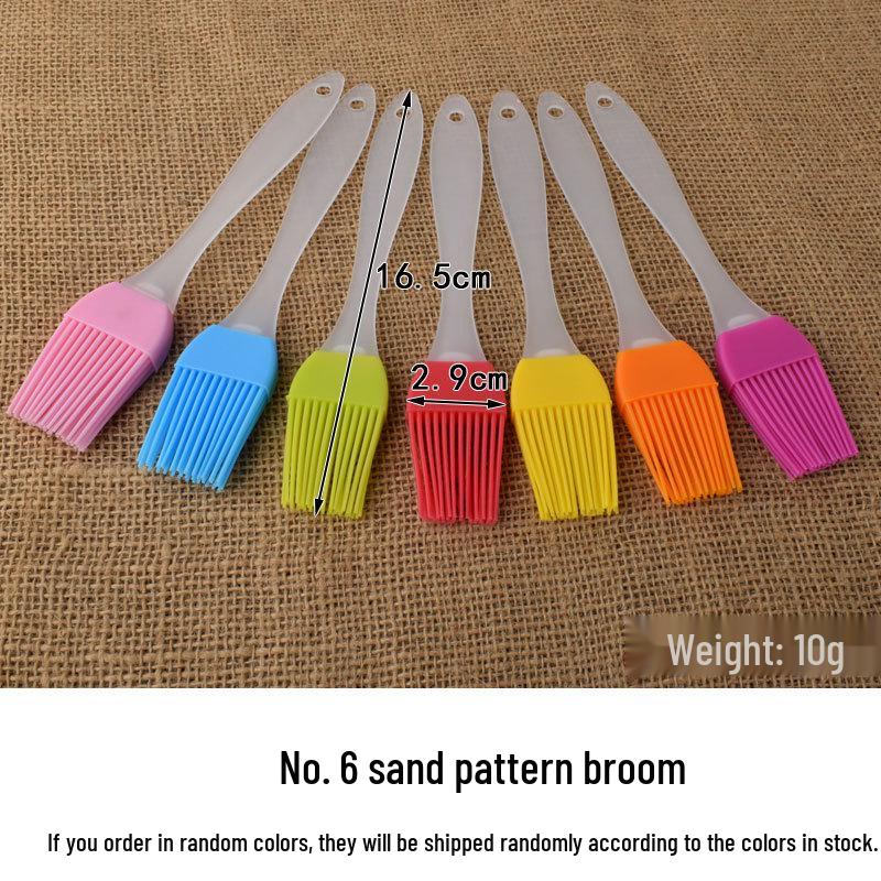 Silicone Bristle Brush for Sauces, Oil, Creams, Cake Baking, and BBQ