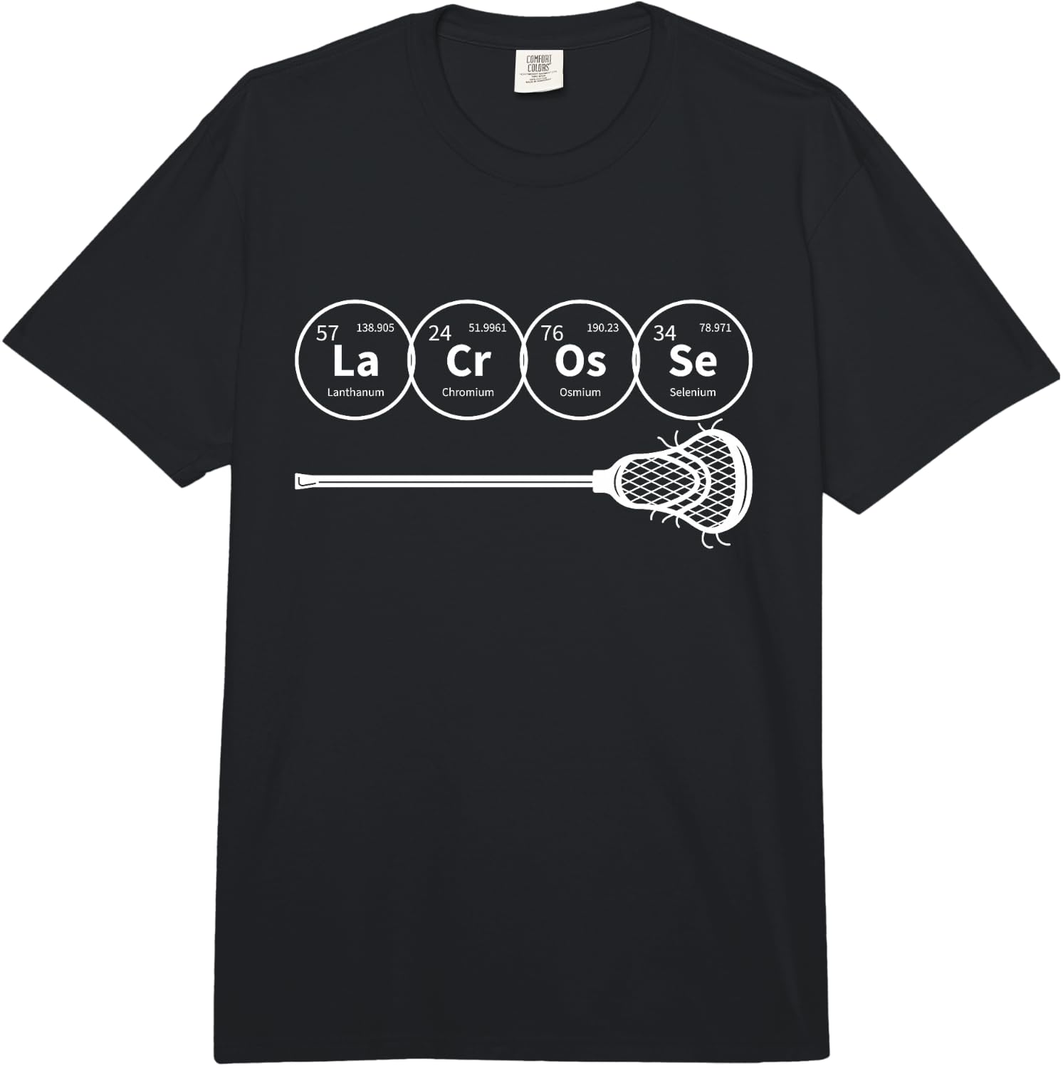 Lacrosse Periodic Table of Elements Chemistry Gift Comfort Colors Adult Heavyweight Unisex T-Shirt XXXL