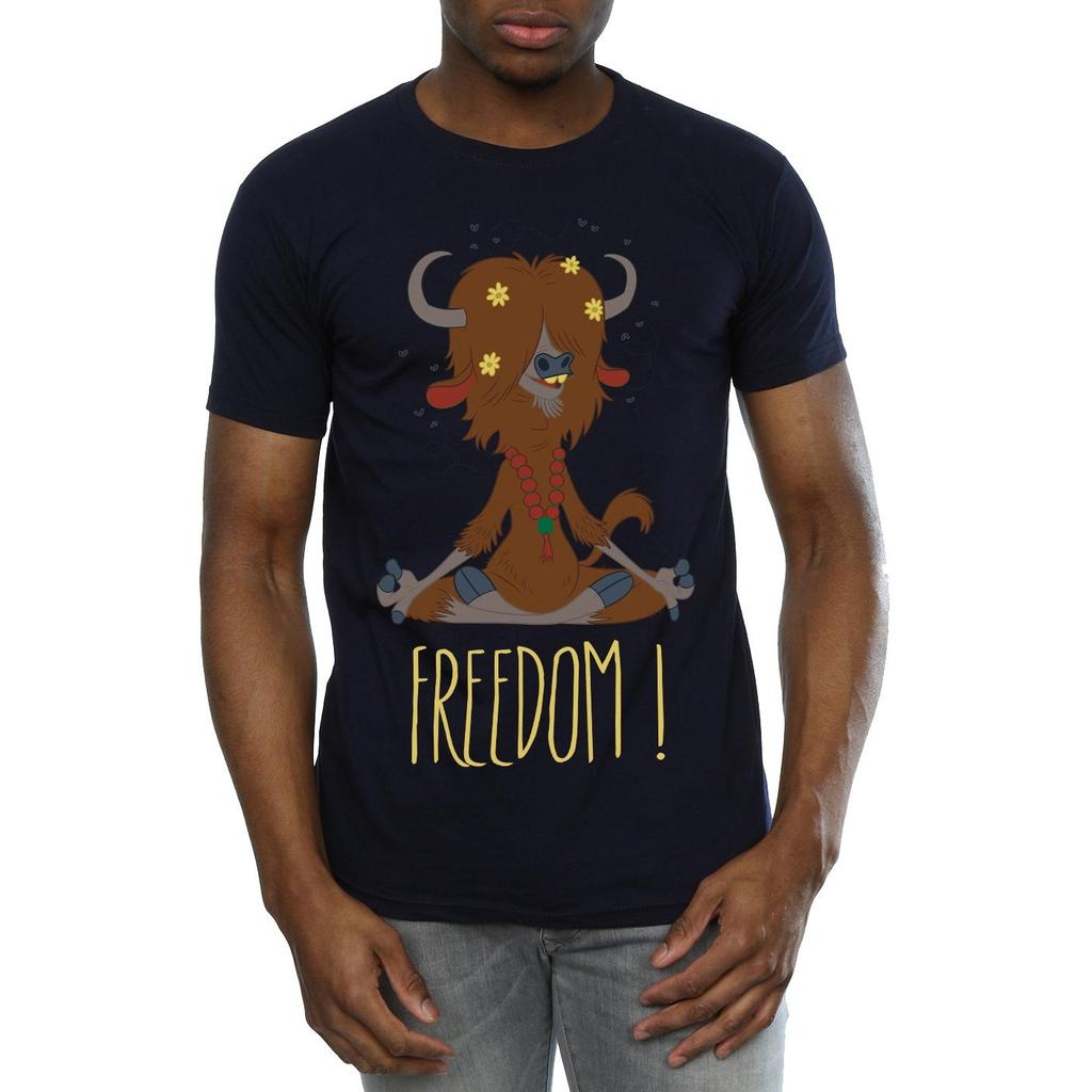 Disney Mens Zootropolis Yak Freedom T-Shirt