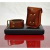 Vintage Real Leather Hunters Choice Waist Pouch With Belt Goat Hide Classic