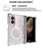 Hinge Protection Transparent Case for Samsung Galaxy Z Fold8, TPU PC Shock Absorbing Foldable Cover-Clear