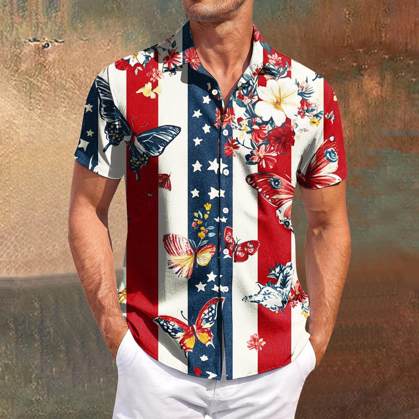 

Мужская повседневная рубашка с короткими рукавами, приталенная, модная, с принтом в клетку XXXL красный