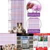 Adorable Pink Cat Paw And Dog Paw Rain Curtain For Festive Pet Birthday Parties