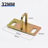 Multisizes Catch Buckle Metal Pedal Lock Plate Saddle Bucket Lock  Electric Vehicle Parts