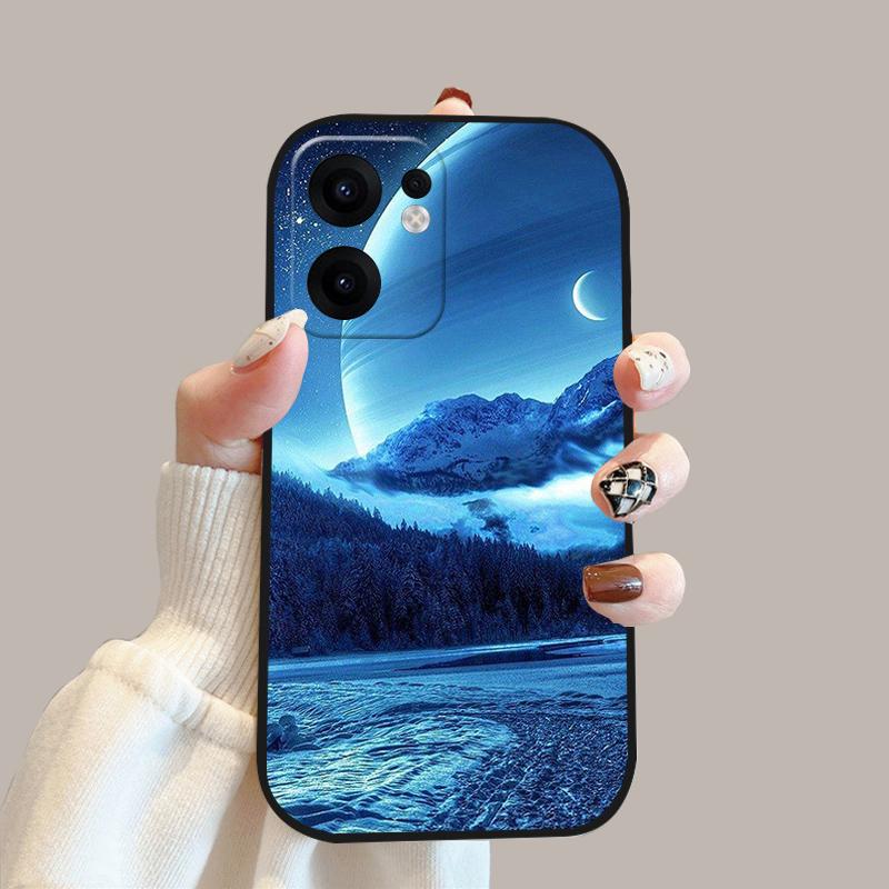 Cartoon Case For Oppo Reno13 F Shockproof Soft Silicone TPU Phone Cover For Oppo Reno 13 F 13F 4G 5G Coque Reno13F Fundas Capa