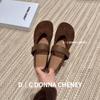 2025 Autumn Retro Korean Leopard Print Sheepskin Mary Janes with Hidden Heel & Soft Sole