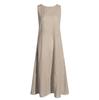 Striped Round Neck Sleeveless Plus Size Slim Dress Comfortable Breathable High Recognition Elegant Slimming Flattering Fit