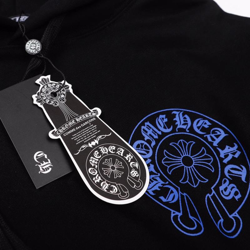 819 CHROME HEARTS Herbst und Winter 2026 Neu Übergröße Klassischer Stil Logo Kapuzenpullover, Geeignet für Paare zum Tragen