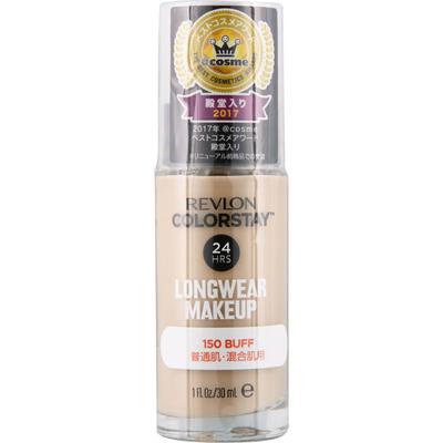 ColorStay Long-Wear Makeup 150 Haut-Make-up Gut schütteln und ca. 1/2 Pumpstoß entnehmen (für das gesamte Gesicht) auf den Handrücken. 2.