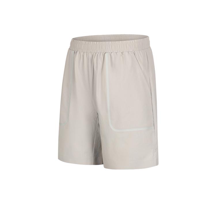 Asics Printed Logo Elastic Woven Sports Shorts Men Shorts Gray 2011C736-020