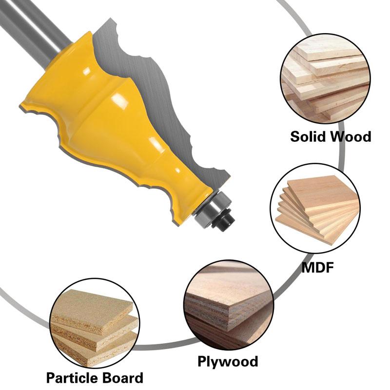 8mm 12mm 1/2 zoll Schaft Bilderrahmen Router Bits Zapfen Wolframcarbid Linie Bit Holzbearbeitung Fräser für Holz