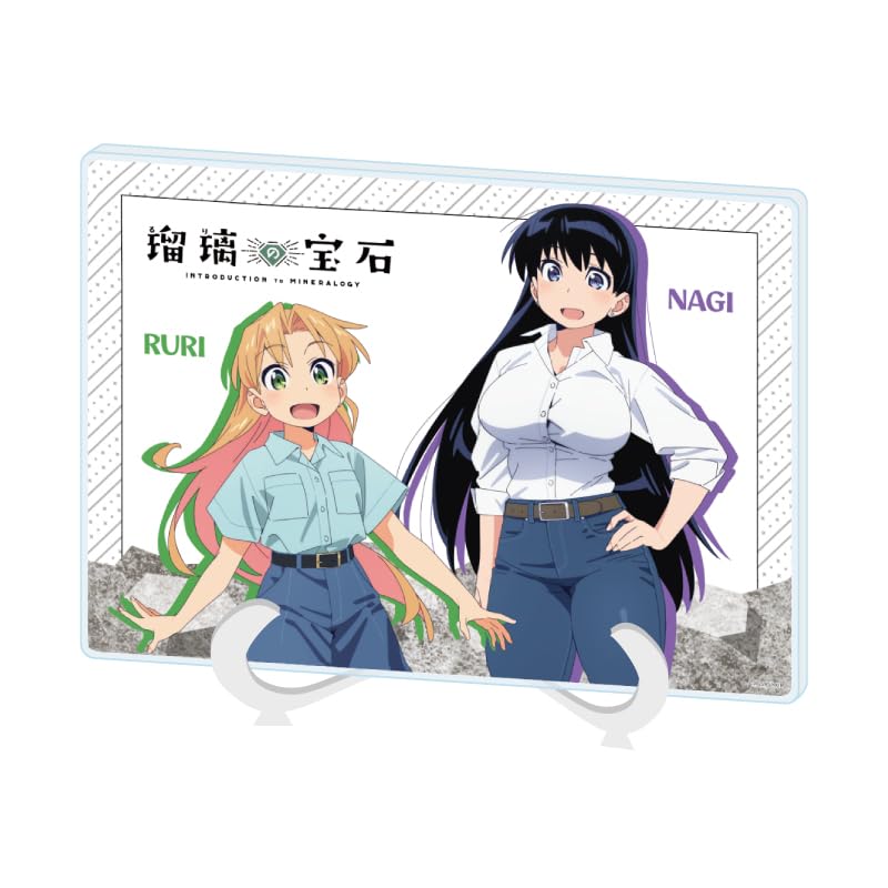 ТВ Аниме  Камень Лазурита  01 Лазурит и Наги [Официальная Иллюстрация] Акриловая Арт-Доска [Размер A5]