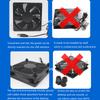 USB Powered Cooling Fan Stand 120mm for Router Rack DIY Audio Video Network Cabinet Server Workstation Mining Machine Laptop Cooler