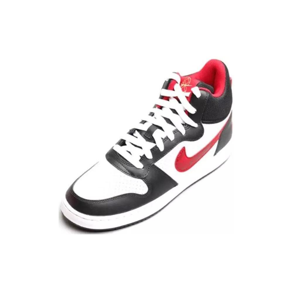 Nike Court Borough Mid 'Black Red' Men's CU2982-061