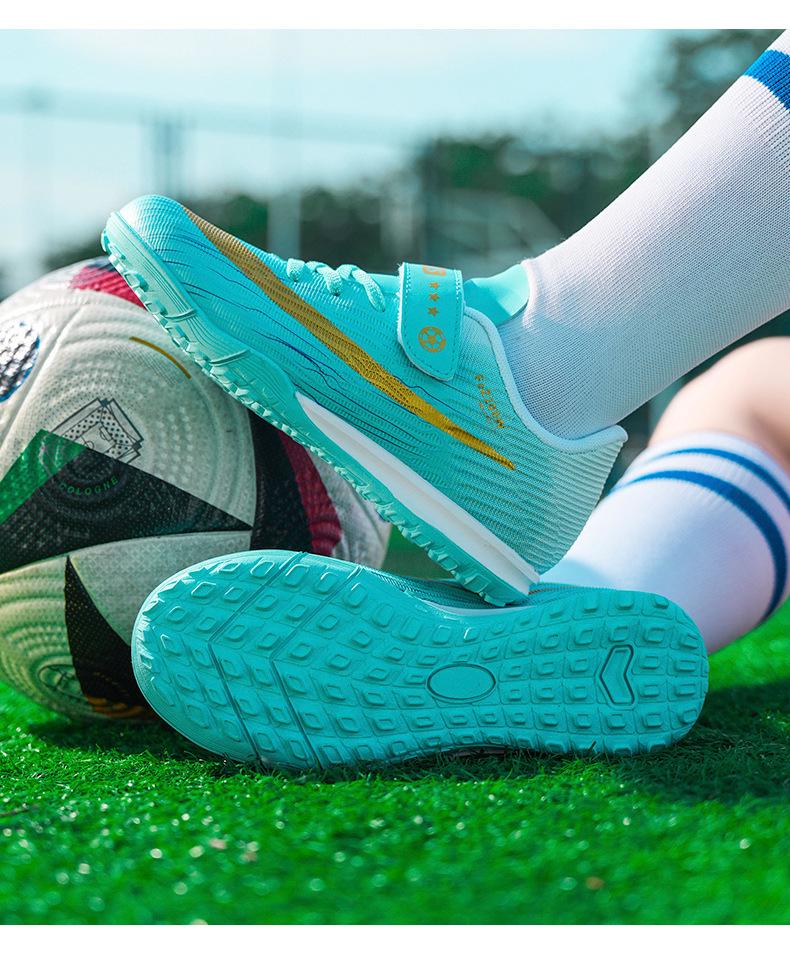 Teacher-Approved Velcro Studded Football Shoes for Students & Children