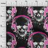 oneOone Cotton Flex Green Fabric Skull Craft Projects Decor Fabric Printed By The Yard 40 Inch