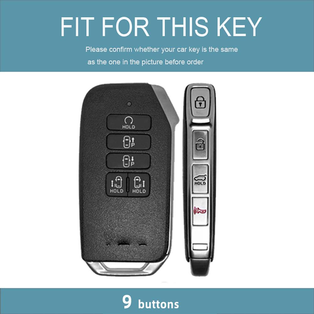 For Kia Carnival Sedona  Sorento Mq4 9Buttons Tpu Shell Fob Keychain Car Key Case Cover For Kia K7 K8 V6  Ev6 Dl3 K5