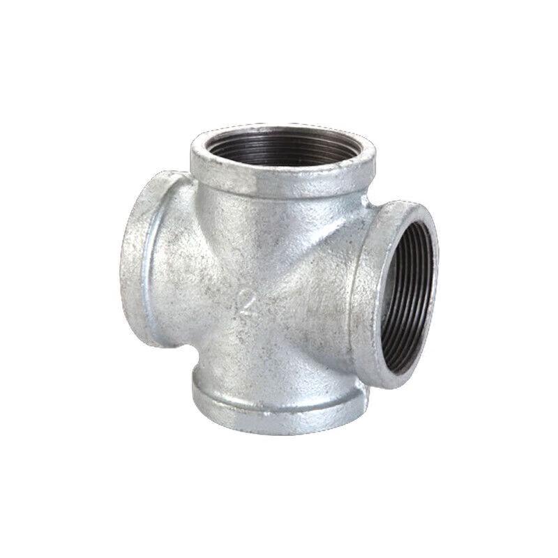 JTH Galvanized Female Threaded Cross Pipe Fitting