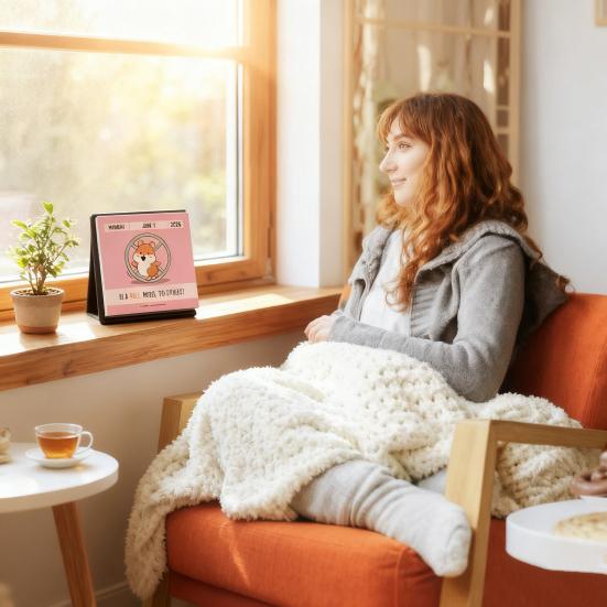 2026 Vtipný kalendář s hříčkami Denní odtrhávací stolní kalendář s 365 a poznámkami Kompaktní Nové hříčky Vtipy