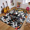 New 3D G-Gundam Cartoon Japansese Style Carpet Rug for Art Living Room Art Decor Sofa Home Kids Game Area Rug Non-slip Floor Mat