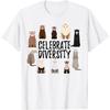 'Celebrate Diversity' Shirts for Ferret Lovers _ Cute Ferret T-Shirt
