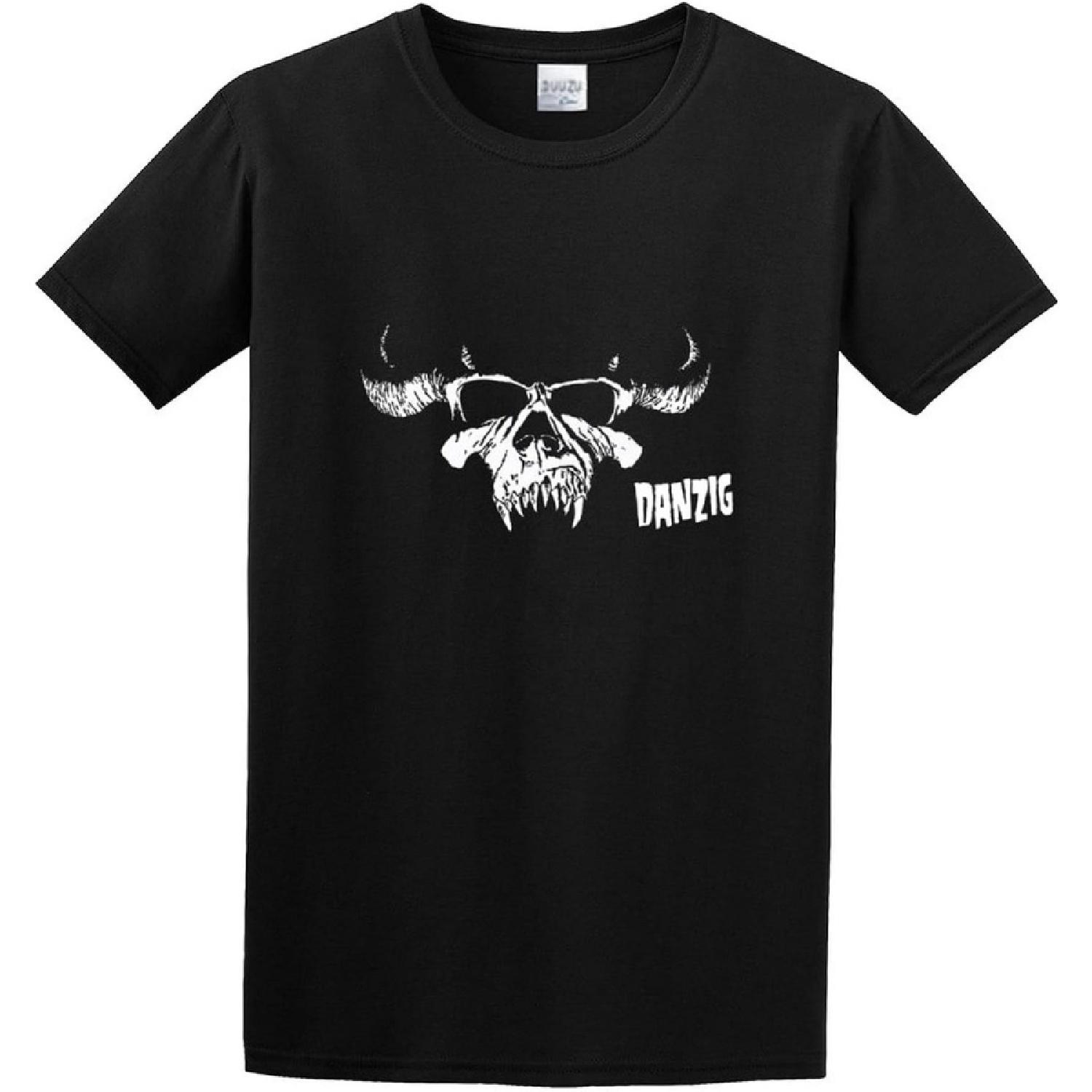 Danzig Punk Band Graphico Neck Men T-Shirt Black S