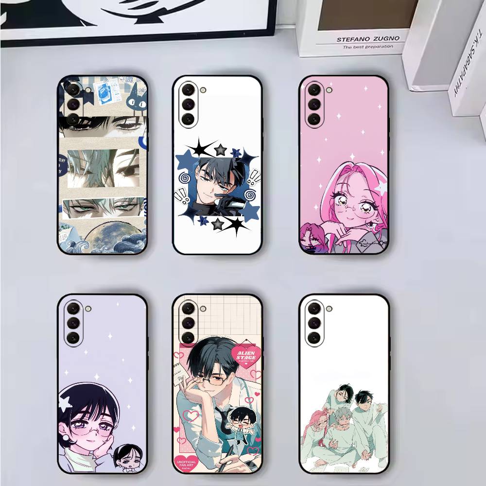 Anime A-Alien Stage Phone Case Silicone Soft For Samsung Galaxy A73,A72,A71,A70,A53,A52,A51