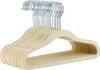Amazon Basics 30-Pack Children's Clothes Hangers, Anti-Slip, Beige