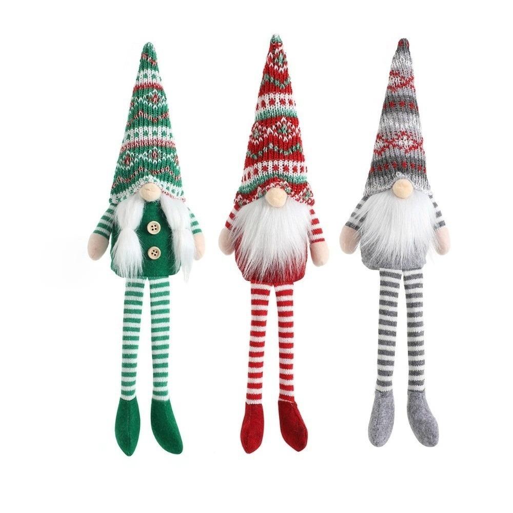 Knitted Design Knitted Gnome Doll Faceless Style Christmas Gnome Decor  New Year Celebration