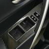 4Pcs Carbon Fiber Door Window Switch Panel Trim Fit For Toyota Corolla 2014-18