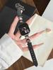 KT cat diamond lychee pattern leather strap for iwatchse10 Apple Watch Xiaomi 89Pro Huawei GT543