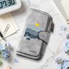 Women Mountain Pattern Leather Wallet Forever Multi Card Pocket Purse