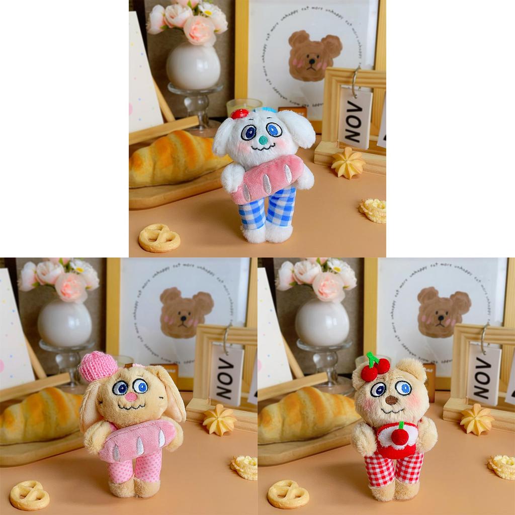 Cute Plush Animal Bag Charm With Polyester Fiber Filling For Kids And Teens