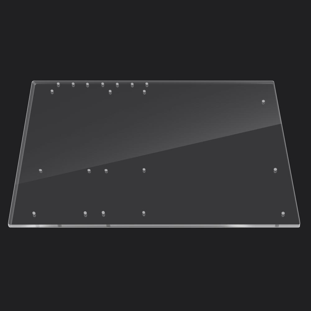Open Frame Transparent Acrylic Overlock Computer Case DIY Base Stand For ATX Mothboard