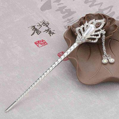 Clothing Hair Clasp Bianhua Vintage Headwear Hairpin Hairpin Tassel Updo Pin Ancient Style Han Chinese Hair Accessories Classical Court