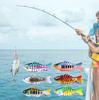 7 Segment Artificial Hard Baits Multi Jointed Swimbaits Swimming Lures with Treble Hook Saltwater Swimbait